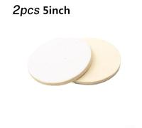 2pcs Wool Felt Polishing Pad Wheel Buffing Discs for for Glass Stainless Steel Automotive Furniture Wood Marble Precision Instruments 75mm-175mm(5inch)