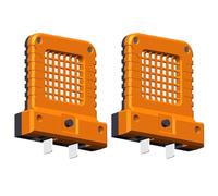 2Pcs Work Light, 21v Battery Power Tool, Orange Illumination Light, Cordless Flood, Universal LED Work Lights, Waterproof Plug-and-Play Work Lamp, LED Bulbs for Workshop Fishing Camping