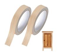 2pcs Worktop Edging Strip Wood Tape,Wood Trim EdgingStrip Edge Banding Edging Tape W ood T rim Worktop Edging 18mm X 10m,Edge Banding,Self-Adhesive Trim For Desk Shelves Furniture Restoration