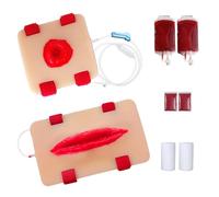 2Pcs Wound Packing and Tourniquet Simulator, Bleed Control Tourniquet Trainer，Stop The Bleed Training Kit for Medical Classes