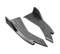 2Pcs Wrap Angle Spoiler for Ford Cougar Crown Victoria Econovan EcoSport, Rear Corner Llip Diffuser Spoiler Side Bumper Protector Anti-crash, Car Accessories,Carbon Fiber Look