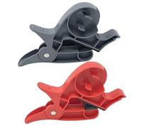 2PCS Wrapping Paper Cutter, Wrapping Paper Clamps, Tabletop Giftes Wrapping Tool with Tape Dispensers, Wrapping Paper Holder Table Clamp, for Easier Giftes Wrapping, Fits Any Size Roll