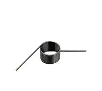 2pcs Wre Diameter 2.0mm Outer 10-20mm Length 3/6 Laps Angle 180/120/90/60 Degree Right-handed Single Button Torsion Spring V-shaped(6 laps(60°),15mm/2.0mm)