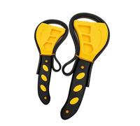 2Pcs Wrench Adjustable Set Plumbing Wrench for Tight Space Opener Rubber Strap Mechanics Plumber Tool Hand Tool
