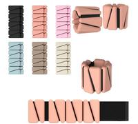 2Pcs Wrist Ankle Weights Set, 2lbs Total Silicone Weighted Bracelets, Adjustable Wearable Wrist Weights for Yoga, Fitness, Gym, Walking, Pilates, 6 Colors Available (D)