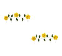 2pcs Wrought Iron Hook Behind The Door Hat Hanger Hat Hooks Towel Rack Ganchos para Colgar Door Hanger Organizer Bathroom Towel Hook Key Hanger Decorative Hook Wall Hook Rack Scarf/612(Yellowx2pcs)