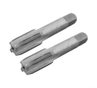 2pcs x 1.5 Metric Hand Tap Set HSS Right Hand Thread Tapping Tool for Steel Re-threading Repair Hole Threading 80mm Length