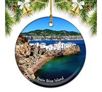 2Pcs Xmas Tree Decoration Spain Ibiza Island Hanging