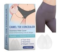 2pcs Y Shape Ca/me To/e Concealer,Cam/e To/e Underwear Guard,Anti Ca/mel T/oe Underwear,Ca/mel T/oe Concealer Underwear,Seamless Silicone Soft Pads,Underwear Cover,Pri/vate Pad,Invisible Adhesive Pads