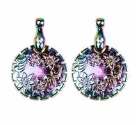 2Pcs Yarn Cutter Pendants, Dazzle Color Metal Thread Cutter Pendant for DIY Sewing Tools