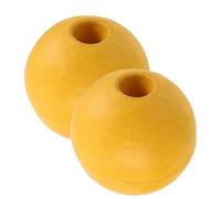 2pcs Yellow PVC Foam Fishing Net Float Marker Buoy for Kayak Anchors | Stable Buoyancy, Impact Resistant, Lightweight Build, Smooth UV Resistant Surface, Easy Installation for Deep Sea Freshwater