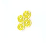 2Pcs Yellow Realistic Simulation Double Lemon Slices Hair Clips Lemon Hair Clip for Women Girls,Bangs Side Hairpins Creative Barrettes Duckbill Clips and Barrettes Decoration Food Hair Accessories