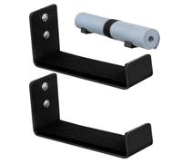 2pcs Yoga Foam Roller Wall Storage Trap - Aluminum Yogga Mat Hangage | Yoga Mat Wall Mount Organizer for Resistance Bands Towel Strap Gym Gym Gym