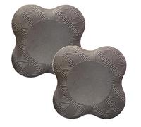 2PCS Yoga Knee Pad Cushion Extra Thick for Knees Elbows Wrist Hands Head Foam Yoga Pilates Work Out Kneeling pad (E, 20x20cm)