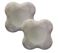 2PCS Yoga Knee Pad Cushion Extra Thick for Knees Elbows Wrist Hands Head Foam Yoga Pilates Work Out Kneeling pad (F, 20x20cm)