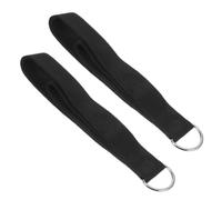 2pcs Yoga Pilates Double Loop Strap with Ankle and Wrist Buckles