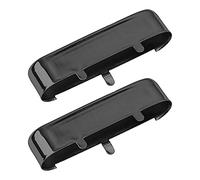 2Pcs Yootones Guitar Neck Pickup Cover Compatible with TL Tele Telecaster Style Electric Guitar (Black)