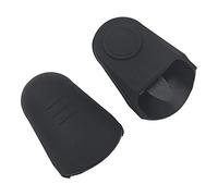 2Pcs Yootones Rubber Mouthpiece Cap Durable Mouthpiece Protector Compatible with Saxophone Mouthpiece Cap Clarinet Mouthpiece Protective Cap (Black)