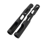 2Pcs Yootones Rubber Violin Bow Posture Corrector Violin Bow Grip Compatible with 3/4-4/4 Size Violins (Black)
