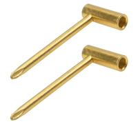 2Pcs Yootones Truss Rod Wrench 6.35mm Guitar Neck Repair Cross Screwdriver Compatible with Taylor Guitar (Gold)