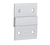 2pcs Z-Shaped Aluminum Alloy Pendant Bracket for Wall Panels Artwork Signage Flush Mount Display Hardware (B)