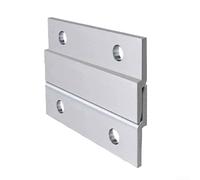 2pcs Z-Shaped Aluminum Alloy Pendant Bracket for Wall Panels Artwork Signage Flush Mount Display Hardware (D)