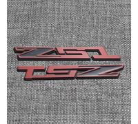 2Pcs Z51 Emblems Car Badge 3D Nameplate Letter Compatible with C5 C6 C7 Corvette (Red)