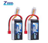 2pcs Zeee 3S 2200mAh Shorty Lipo Battery 11.1V 50C with T/XT60 Plug for RC Car Truck Drone Airplane FPV RC Hobby Models Parts 3S 2200mah XT60