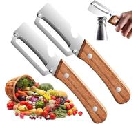 2Pcs Zero-Snags Peeler Multi-Functional Vegetable Peeler for Kitchen, 2026 Vegetable Peeler, Ergonomic Potato Peeler & Fruit Slicer, Sharp Blade for Carrot, Apple, Kiwi, Orange, Easy Grip Kitchen Tool