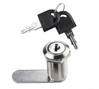 2PCS Zinc Alloy Cam Locks with 4 Keys to Secure Mailboxes, Lockers, and Furniture, Built for Durable Use on Wood, Metal, and Plastic, Suitable for Various Storage Security Needs (20MM)