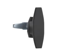 2pcs Zinc Alloy Handle Rotating Tongue Lock Industrial Electrical Machinery Automation Equipment Sheet Metal Cabinet Door Lock