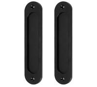 2Pcs Zincs Alloy Cabinet Handle Hardware Wooden Door Push Pull Handles for Interior Glass Doors Easy Installation Bathroom Glass Door Handle