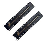 2Pcs Zips for Sewing Closed End Zips Fasteners Metal Slider for Leather Bag Handbag Purse Wallet Sewing Craft Metal Zippers