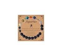 2Pcs Zodiac Tie Bracelets Manifestation Zodiac Signs Spirit 12 Constellations Handmade Beads Multilayer Fabric Adjustable Leather Bracelet Jewelry Accessories Gift For, Adjustable, Alloy, Alloy
