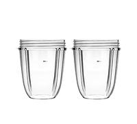 2Pcs18oz Replacement Cups Compatible with Nutribullet Blender 600W and Pro 900W Series,Blender Mixer Replacement Parts Fits for NutriBullet 1000 Watt Prime/NutriBullet Pro+ 1200 Watt (18OZ-2Pack)