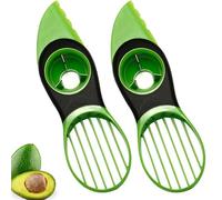 2PCSAvocado Cutter Slicer 3 in 1 Avocado Peeler Multifunctional Avocado Peeler Knife Avocado Cutter Tool Cutter,Pitter,Scooper Kitchen Tool,Avocado Masher