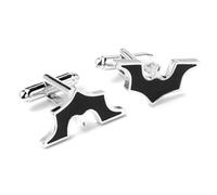 2PCSJYTDBCS Mens Black Night Hero Logo Cufflinks A Pair Copper Classic for Wedding Business Formal Occasions Cuff Shirt Dress Jewelry