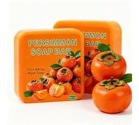 2PcsPersimmon Soap for Body Odour, Persimmon Deodorant Soaps Barn for Old People Smell, Natural Anti-Body Odour Cleansing Bar Soap for Men Women Deep Cleaning,Removes Odors