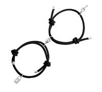 2pcsset Lock Key Rope Braided Couple Bracelet A Pair Of Ball Hand Men And Women Gift Friendship Charms Rope Jewelry