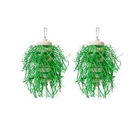 2pcsSwing Suspension Bridge Parrots Swing Toy Pet Birds Cage Swing For Mental Stimulation And Physical Activity Parrots Biting