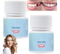 2PcsTooth Filling Rep-air Kit,Temporary Tooth Fil/ling Kit,Moldable Teeth Fi/lling K/it for Missing or Broken Teeth,Dental Repair Ki/t Fill/ing,DIY Tooth Repair Granules,Fil/ling Missing Broken To-oth
