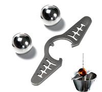 2pic Espresso Frozen Ball for Espresso Coffee Espresso Cooling Tool Stainless Steel Chiller Ball/Ice Sphere, Espresso Cooler (NOT Solid)