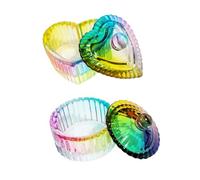 2Piece Glass Nails Equipment Cleaning Cups Design Clear Dappen Plate Enhances Workspaces Aesthetics for Professional Crystal Unguis Art Cup