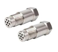 2Piece M18X1.5 Check Engine Light CEL For Mini Catalyst O2 Sensor Spacer Adapter Oxygen O2 Lambda Sensor