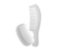 2Piece/set Combs Resin Epoxy Mold Hair Combs Silicone Jewelry Making Casting Handmade Crystal Comb Tool