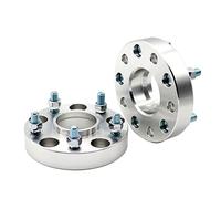 2Pieces 15/20/25/30/mm PCD 5x100 CB 54.1mm Wheel Spacer Adapter 5 Lug Aluminum Wheel Spacer Suit Compatible For Toyota Crown GT2000 Prius(50MM Silver Spacers)