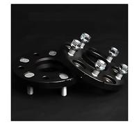 2Pieces 15/20/25/30/mm PCD 5x100 CB 54.1mm Wheel Spacer Adapter 5 Lug Aluminum Wheel Spacer Suit Compatible For Toyota Crown GT2000 Prius(40MM Black Spacers)