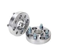 2Pieces 20/25/30mm PCD 4x100 CB 56.6mm Wheel Spacer Adapter Compatible for CHEVROLET Aveo/Lova/Activ//Beat/Onix/Spark GT M12XP1.5(2PCS 20mm Silver)