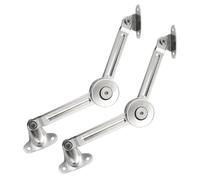 2Pieces Adjustable Tension Soft Closing Hinges for Toy Box Storage Chest Safe Smooth Lid Stay Zines Alloy Construction Zinc Alloy Hinges