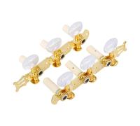 2Pieces Alloy Guitar Tuners Open Gear Mechanism String Locking for Accurate Tuning on Ukulele and Acoustic Guitar Fast Changing
